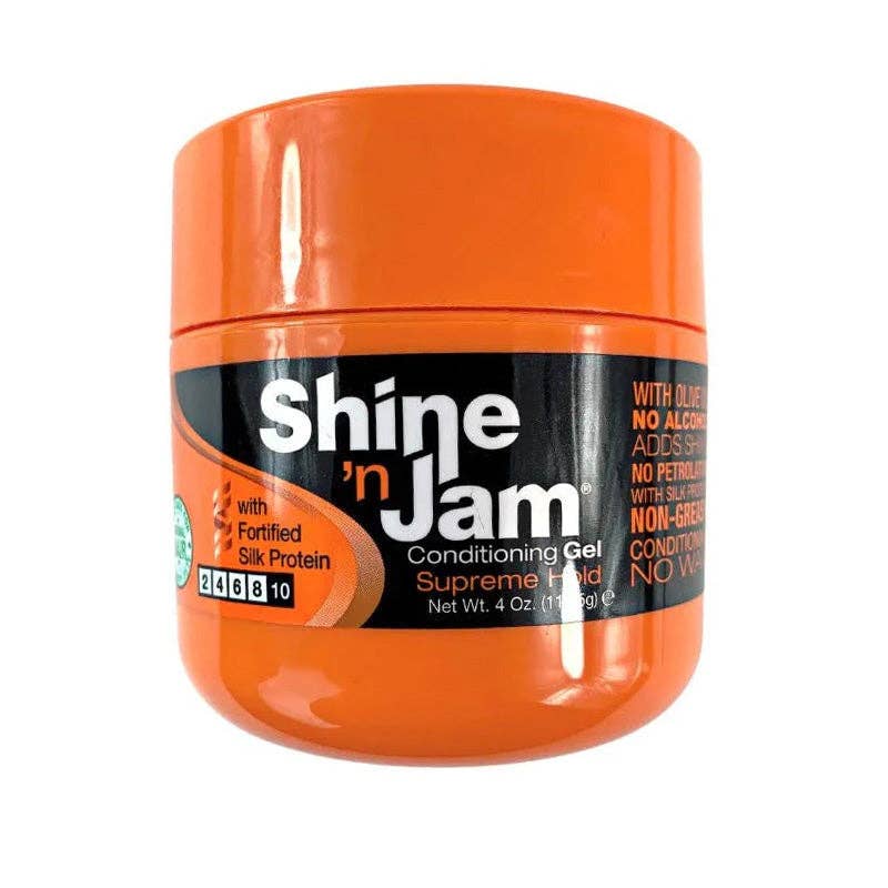 KT Supply - Wholesale Hair Styling Gel/Mousse - Shine 'n Jam Conditioning Gel Supreme Hold 4 oz0