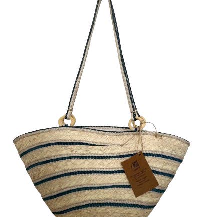 Medway Eco Sourcing - Wholesale Beach Bag - Straw boat bag that is more rigid than wicker 3