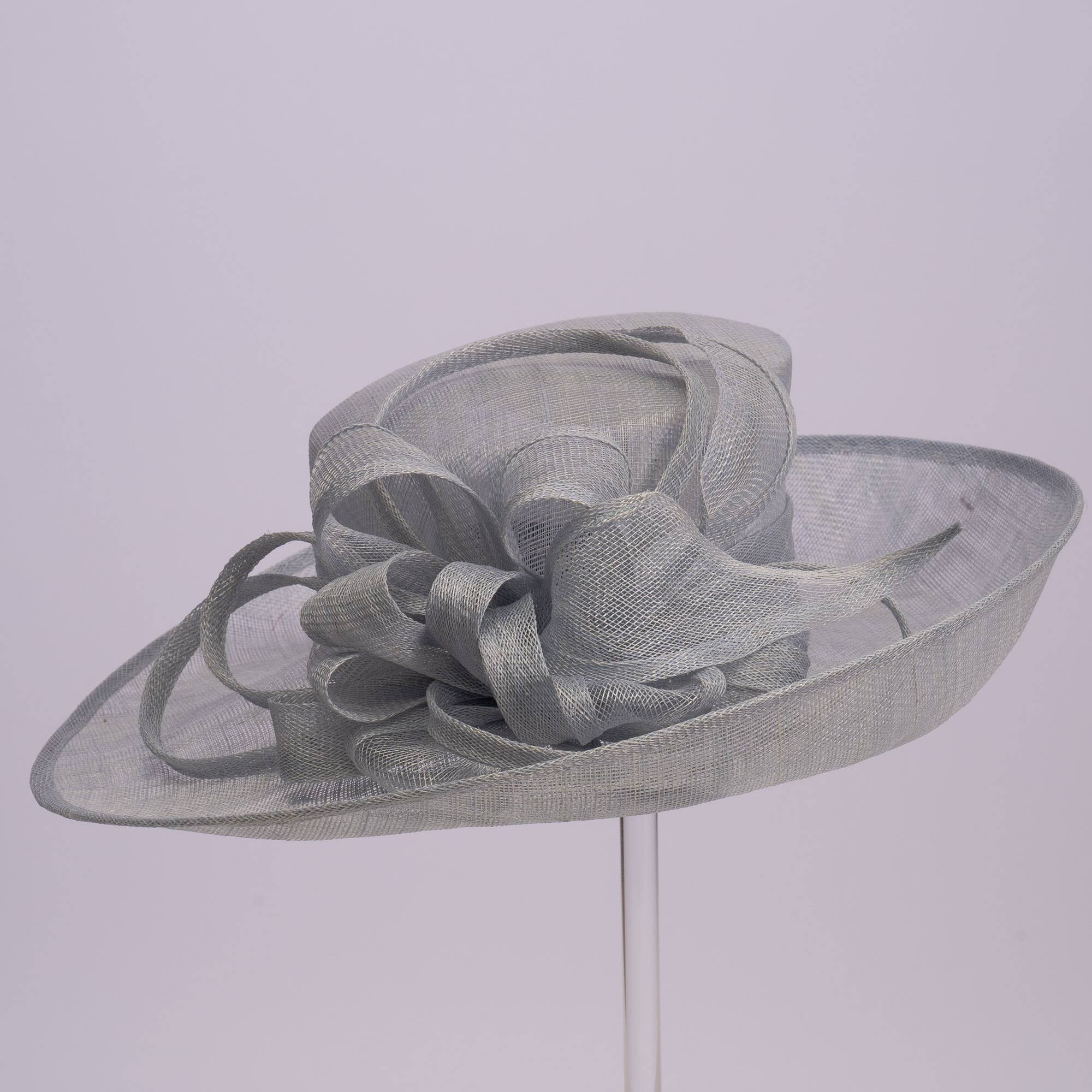 KaKyCo – wholesale Straw hat – women's – Wide Upswept Sinamay Dress Formal Hat | 11904513