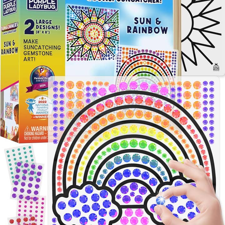 SunGemmers Craft Kit- Sun & Rainbow Design for wholesale by Purple Ladybug