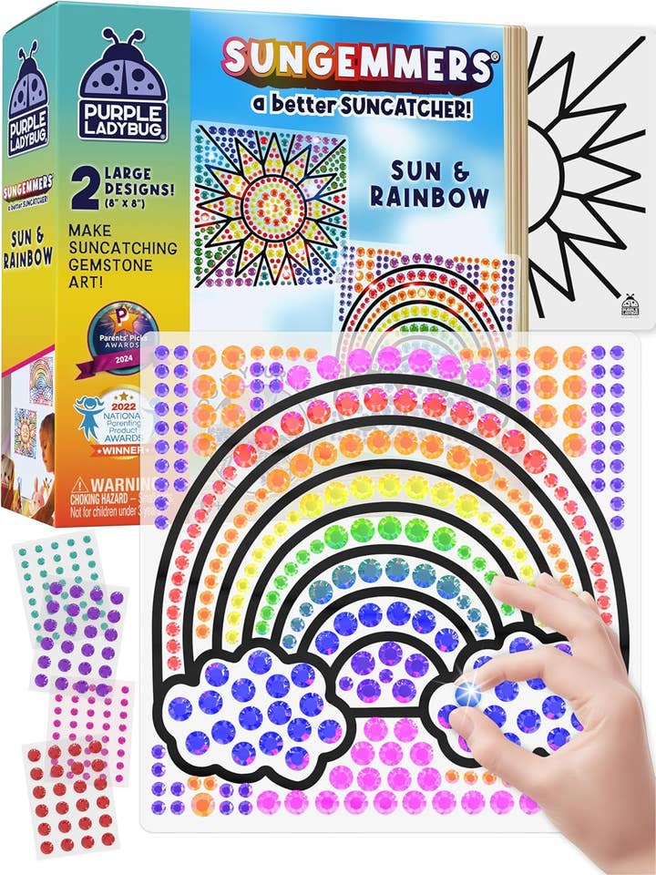 Kit de bricolage SunGemmers - Design Soleil & Arc-en-ciel pour la vente par Purple Ladybug