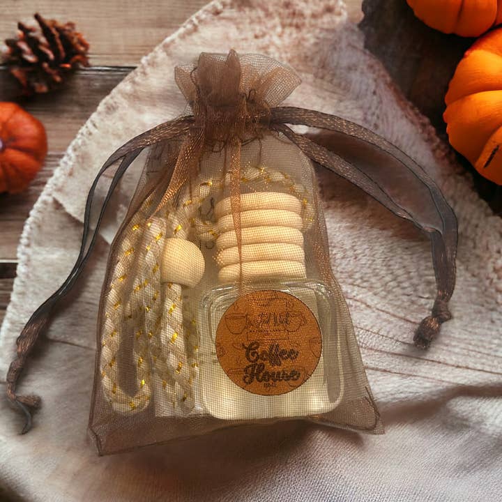 EcoAroma Car Diffuser Coffee House 8ml --- Fall Collection for wholesale by The Twisted Wick