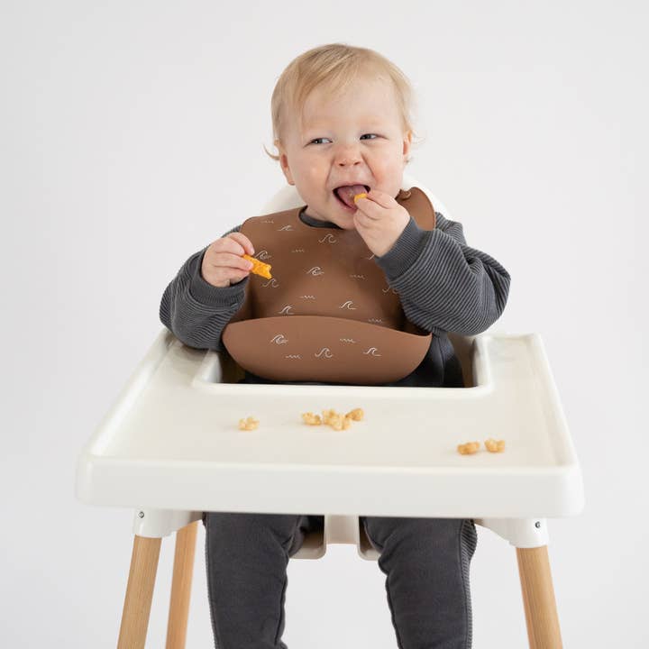 EvryBaby – wholesale Bib – Baby – Wave Silicone Baby Bib1