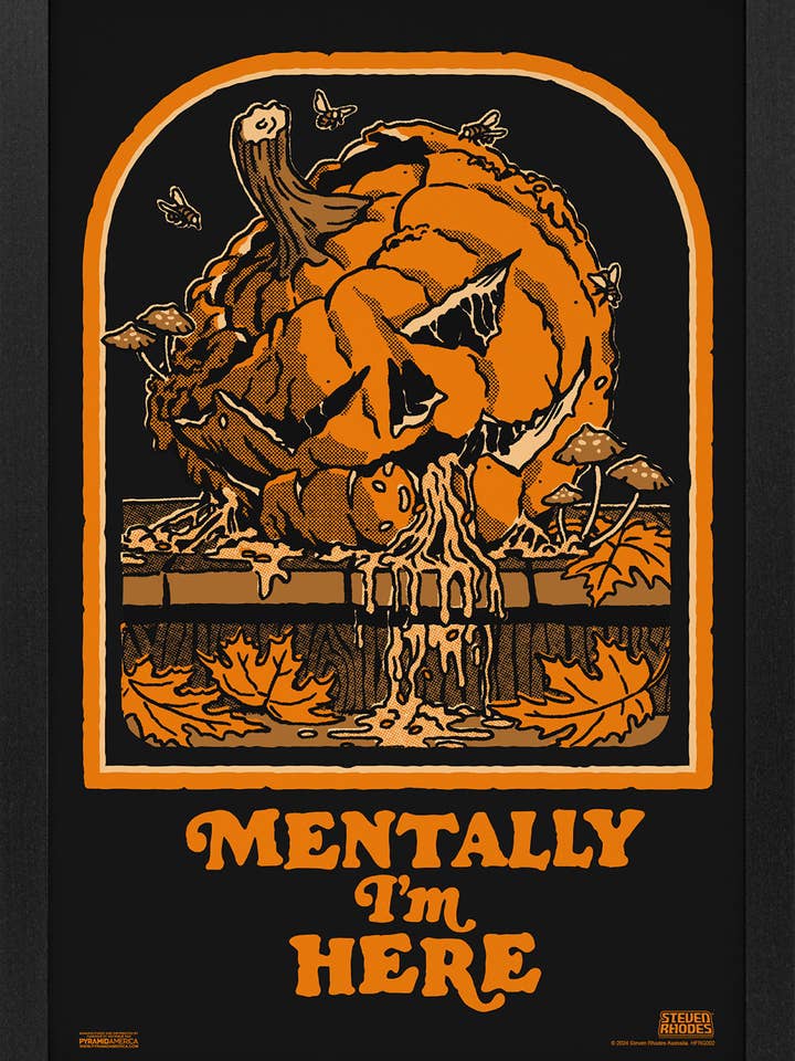 Steven Rhodes - Mentally I'm Here Framed Print for wholesale by Pyramid America