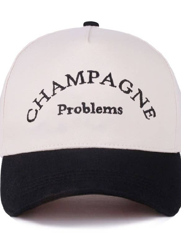 .0102 Champagner-Probleme Zweifarbige Canvas-Baumwollkappe SI-28478 für den Großhandel von 42POPS