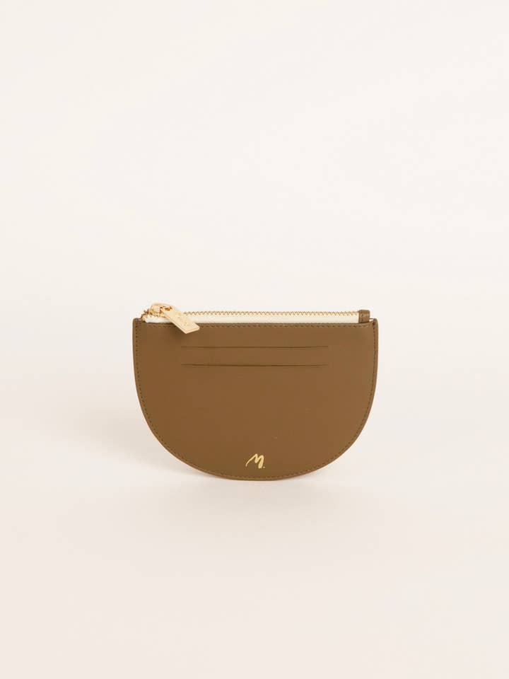 BRONZE LEATHER WALLET SIMONE for wholesale by Maradji