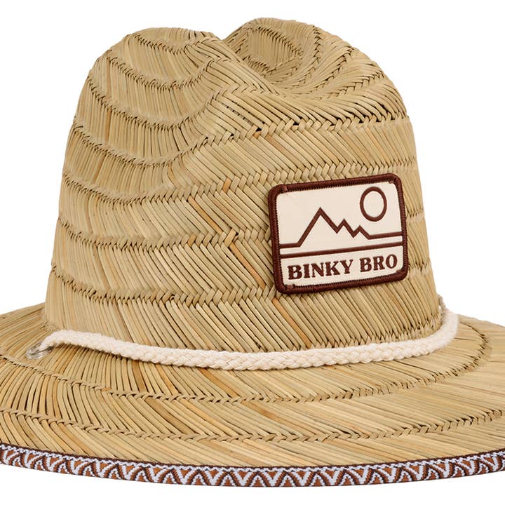 BinkyBro - Wholesale Sun Hat - Kids - Barney Patrol (Mt. Banks) Straw sun hat
