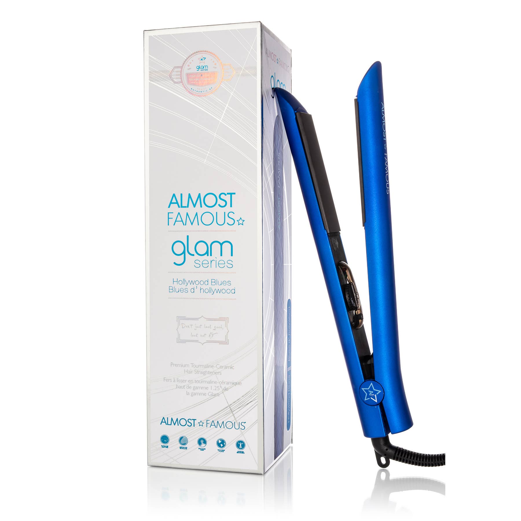 Almost Famous - Wholesale Straightener/Flat Iron - Glam Series 1.25" Analog Adjustable Temp Hair Straighteners3