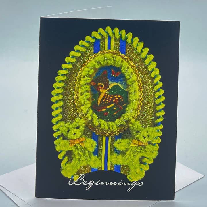 Beginnings - Blank Greeting Card for wholesale by Aimee Miller Art