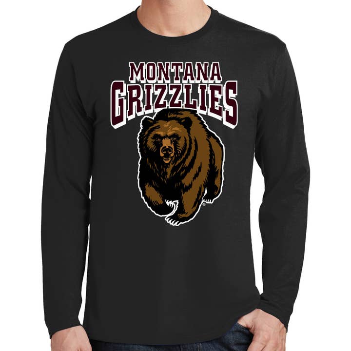 Charging Bear 100% Cotton Long Sleeve Shirt for wholesale by Blue Peak Creative