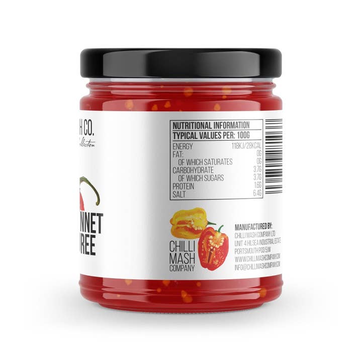 Chilli Mash Company - Wholesale Chili Paste - Scotch Bonnet Chilli Puree | 190g | Chilli Mash Co.2