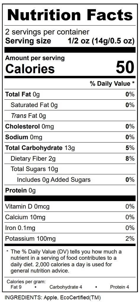 Wellness Croft - Wholesale Dried/Dehydrated Fruit - Freeze-dried Northeast Apples Pouch5