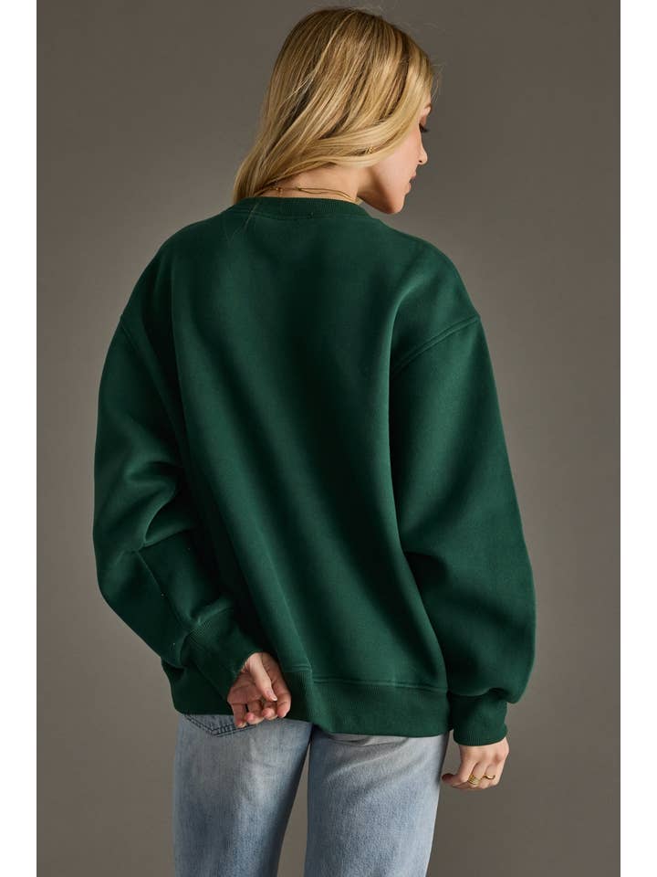 Panache Apparel Co. - Wholesale Graphic Sweatshirt - Women's - Green Game Day Sweatshirt3