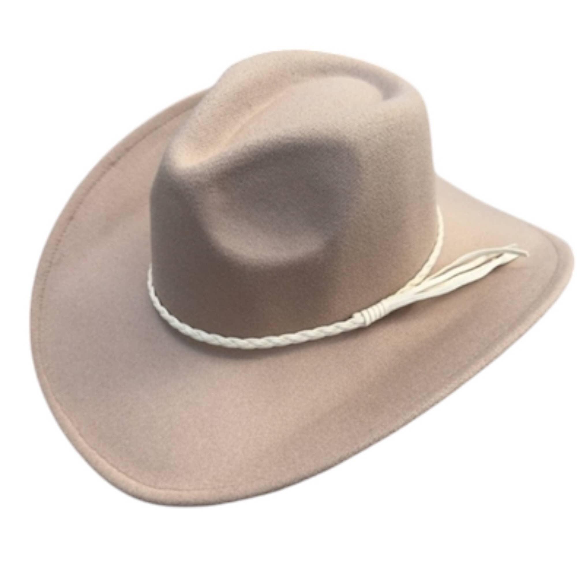 Portia Hat - Wholesale Cowboy Hat - Unisex - Vegan Felt Cowboy Hat – Classic Western Style3