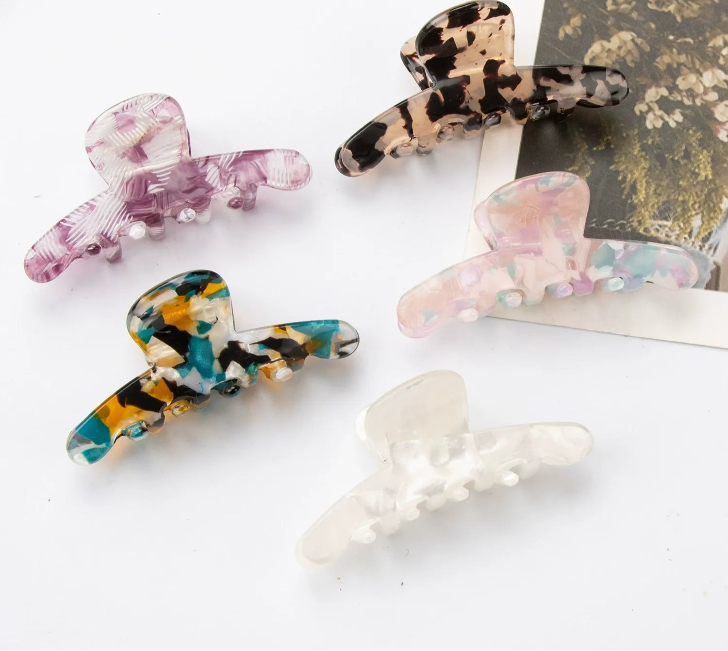 Folie à Trois - Wholesale Hair Clip - Women's - Iris HAIR CLIP1