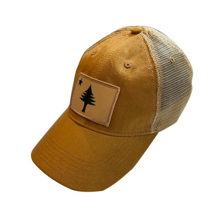 Original Maine - Wholesale Trucker Hat - Unisex - Original Maine Flag Faded Trucker Hat4