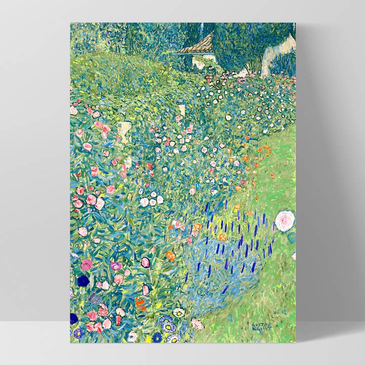 PRINT AND PROPER - Wholesale Art print - GUSTAV KLIMT - Italian Garden. Remastered Art Print Poster