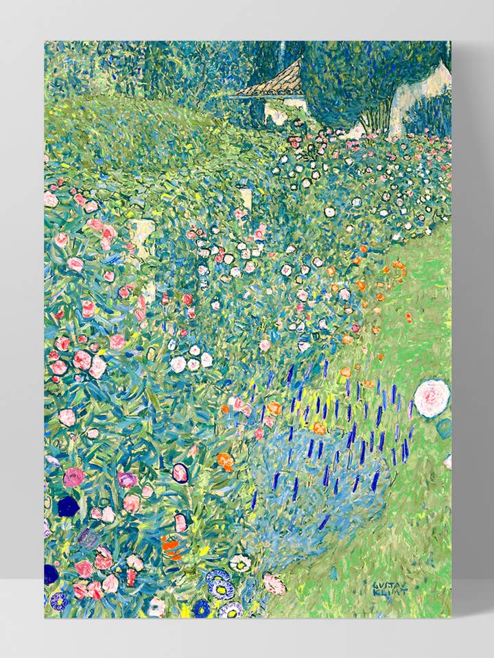 GUSTAV KLIMT - Italian Garden. Remastered Art Print Poster for wholesale by PRINT AND PROPER