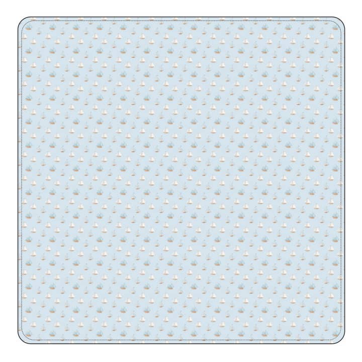 SAILBOAT SWADDLE BLANKET for wholesale by WEISINGER BAMBOO