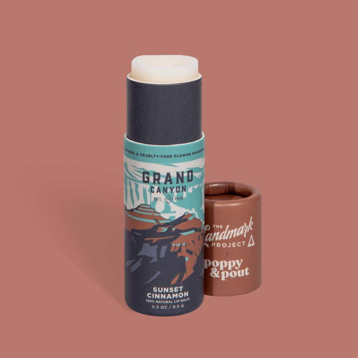 Poppy & Pout - Wholesale Lip Balm - The Landmark Project, Lip Balm, Grand Canyon Sunset Cinnamon