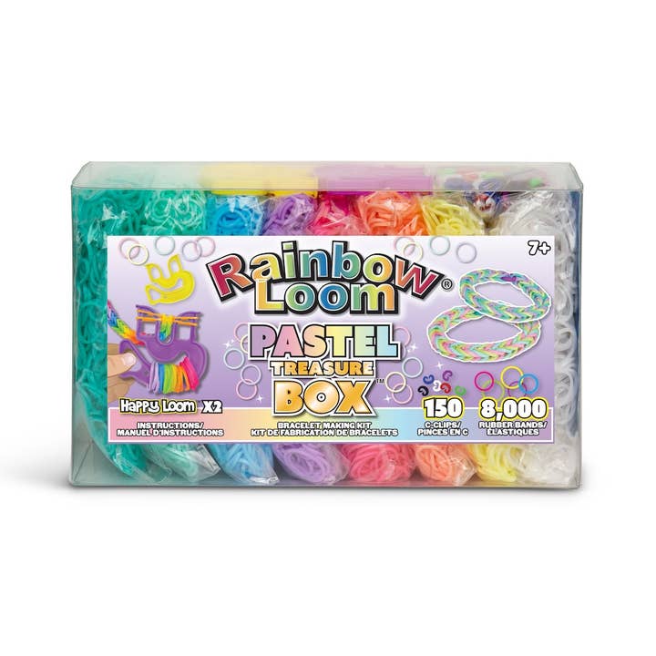 Rainbow Loom - Wholesale DIY Craft Kit - Kids - Rainbow Loom Treasure Box Pastel