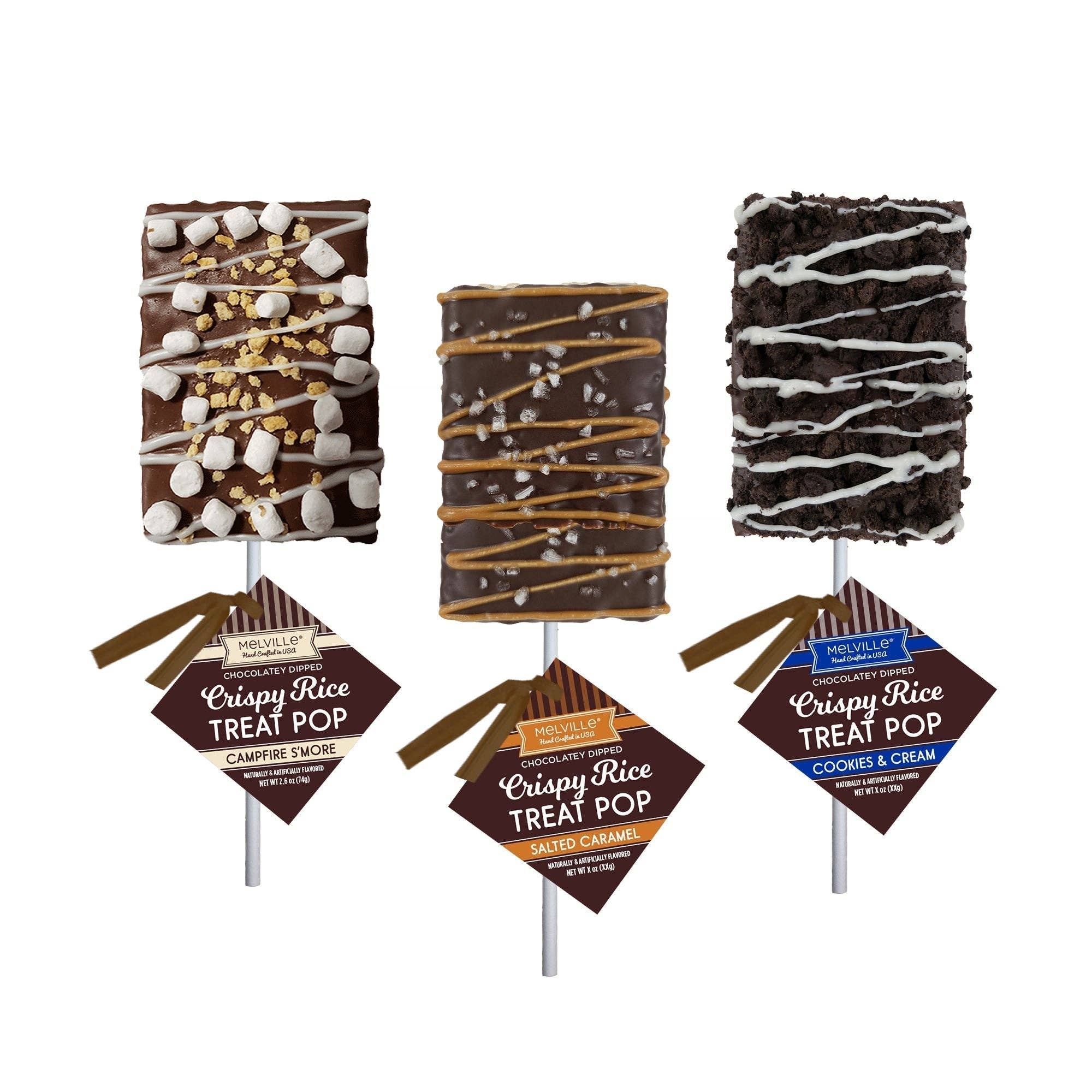 Melville Candy Company - Wholesale Chocolate Covered Sweets - Rice Treat Pops - Best Sellers1