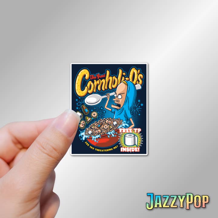 Jazzy Pop Stickers - Wholesale Sticker - Set of 2 Beavis and Butt-head Cornholio laminated stickers3