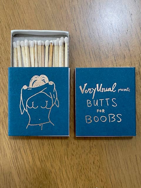 Butts for Boobs Matches for wholesale by VERYUSUAL