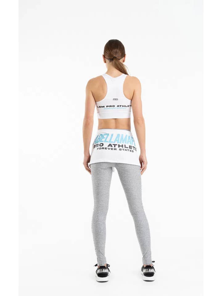 Labellamafia - Venta al por mayor Pantalones cortos deportivos - Mujer - Labellamafia Butter/ Bum Bum Pro Blanco