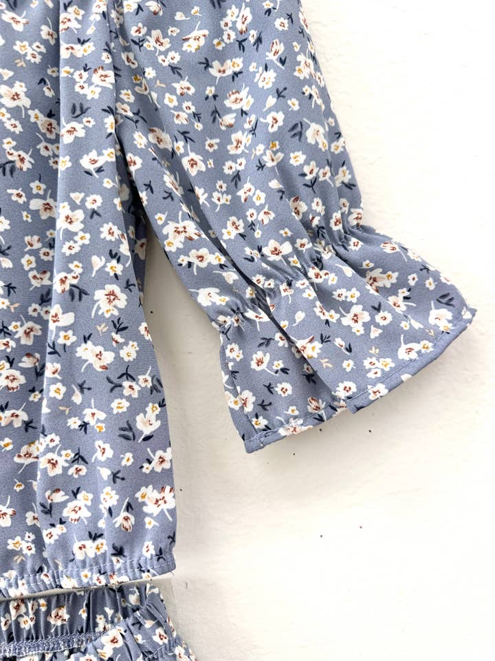JJ BEBE LAND - Wholesale Top & Short Set - Kids - Girls Open-Shoulder Set