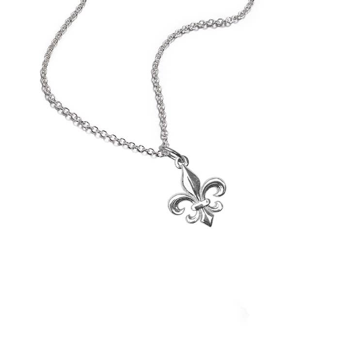 Medium Fleur de Lis Necklace for wholesale by The Golden Cleat
