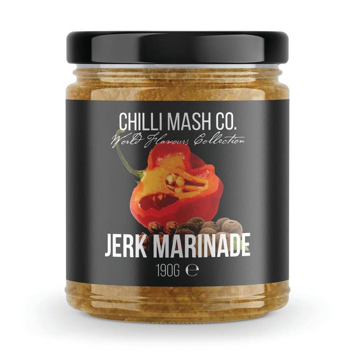 Jerk Marinade | 190g | Chilli Mash Co. | World Flavours Collection for wholesale by Chilli Mash Company