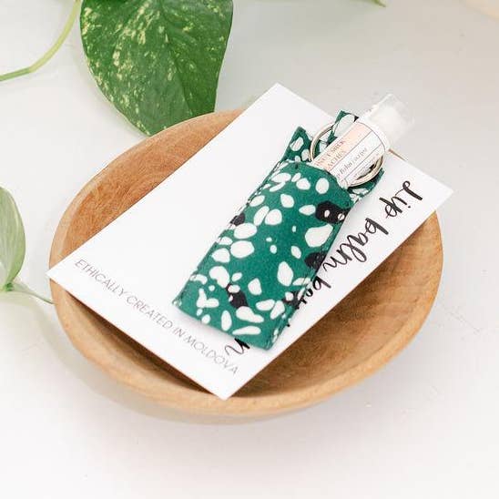 Porte-clés Baume à lèvres Teal Leopard pour la vente par New Creation VA