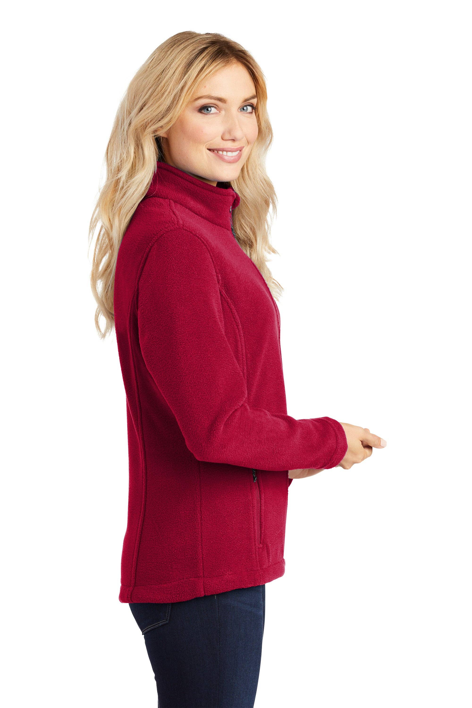 BIRTHDAY OUTFITS - Vente Veste – femme - Veste en polaire pour femme Port Authority® L217 à fermeture éclair complète, veste médicale, veste brodée sur mesure1