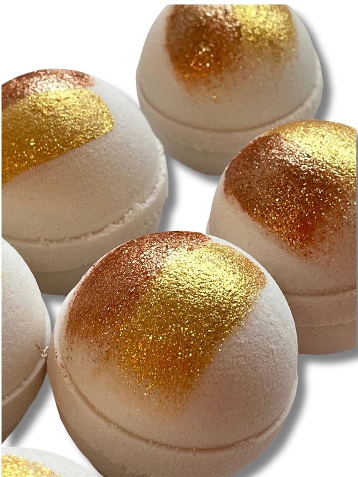 Warm Amber Woods Bath Bomb for wholesale by Glitzy Waters