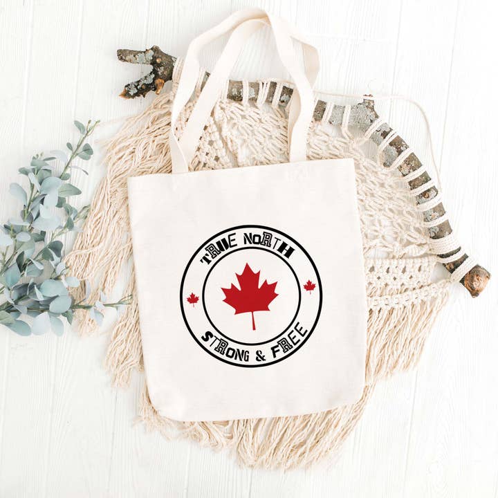 simply blessed shy - Wholesale Tote Bag - Unisex - True North Canada Canvas Tote Bag