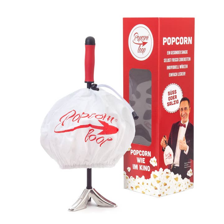 Popcornloop - Wholesale Kitchen tool/gadget - The popcorn loop with popcorn sugar raspberry