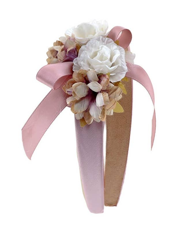 Sandra Lavender Ceremony Headband for wholesale by Flormoda