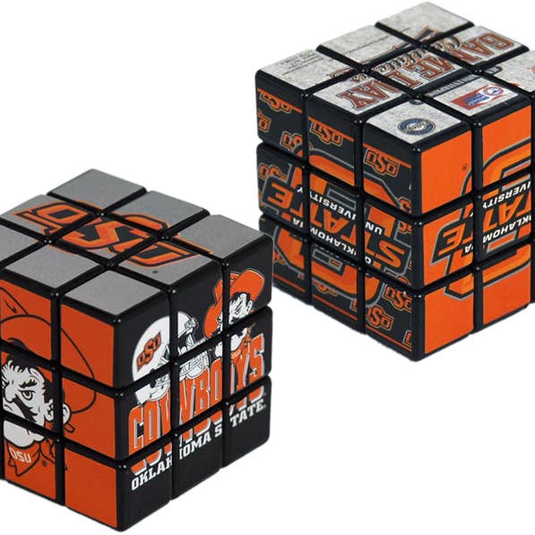 Oklahoma State Cowboys Toy Puzzle Cube for wholesale by Jenkins Enterprises