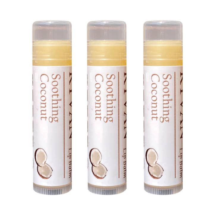 KYVAN Soothing Coconut Lip Balm - 3 pack for wholesale by Kyvan