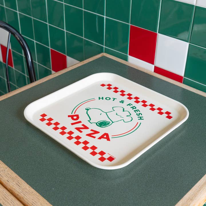Three Potato Four - Wholesale Serving Tray - 3P4 x Peanuts® - Snoopy Pizza Tray
