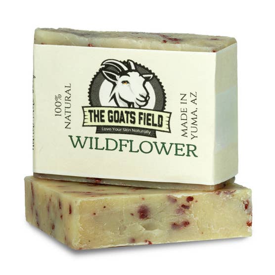 Wild Flower Goat Milk Soap for wholesale by The Goats Field