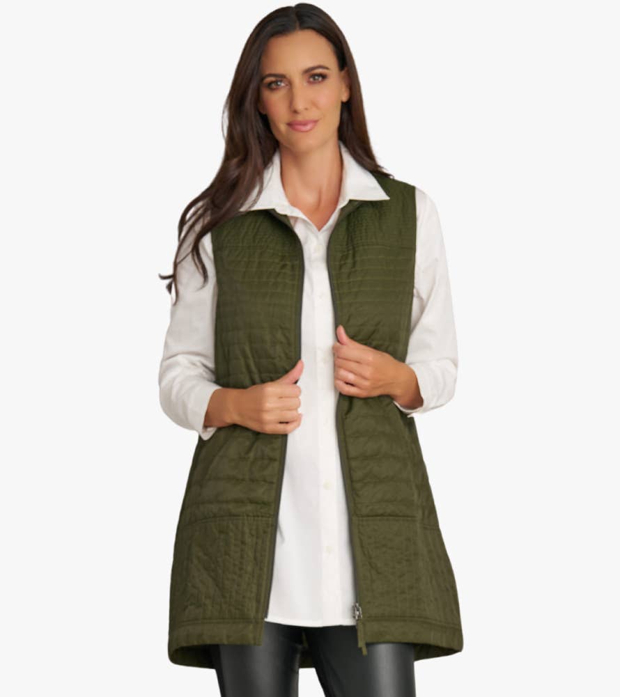 Stella Carakasi - Wholesale Outerwear Vest - Women's - Women's Zip-Front On The Go Vest18