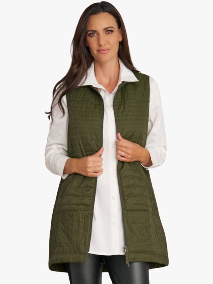 Stella Carakasi - Wholesale Outerwear Vest - Women's - Women's Zip-Front On The Go Vest18