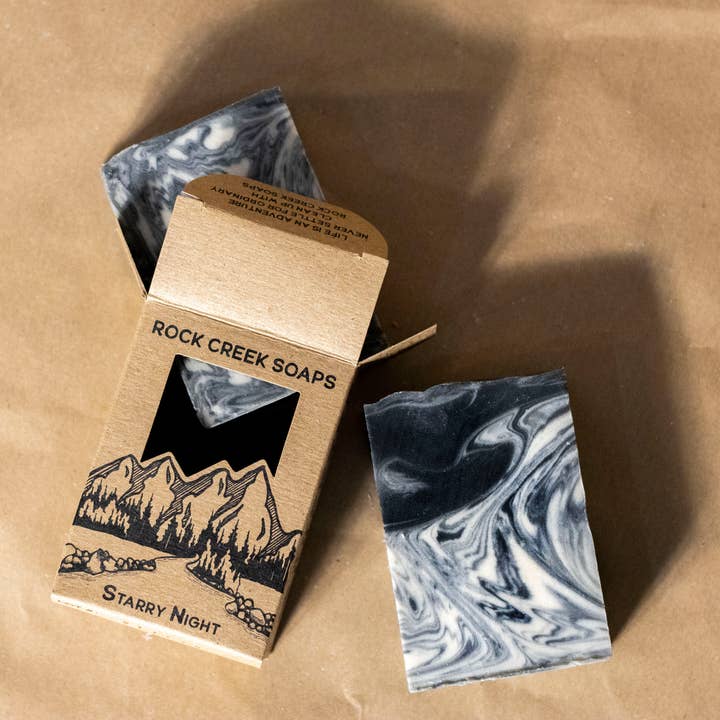 Rock Creek Soaps - Wholesale Bar Soap - Starry Night Bar Soap | Vanilla, Sandalwood & Currants8