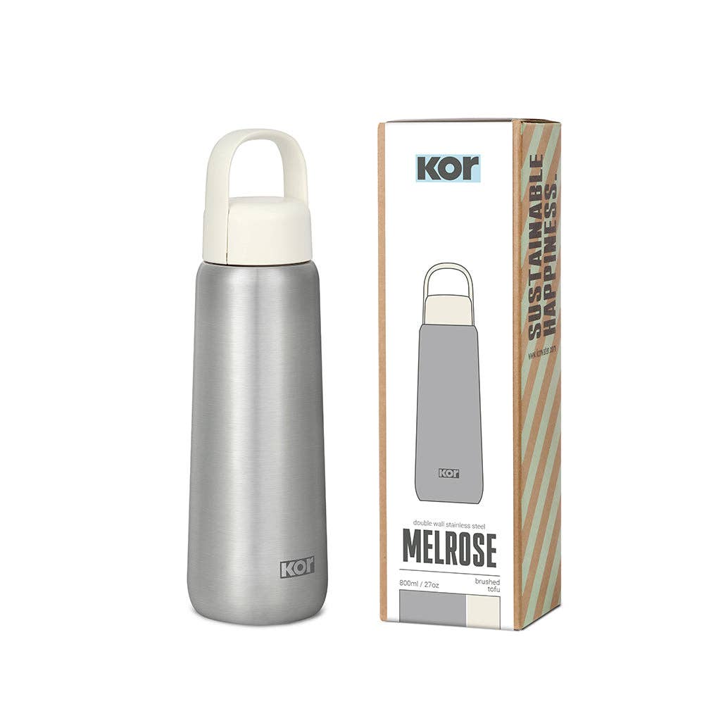 Kor Water, Inc. - Vente Bouteilles d'eau - Melrose - Bouteille en acier inoxydable à double paroi de 27 oz (800 ml)29