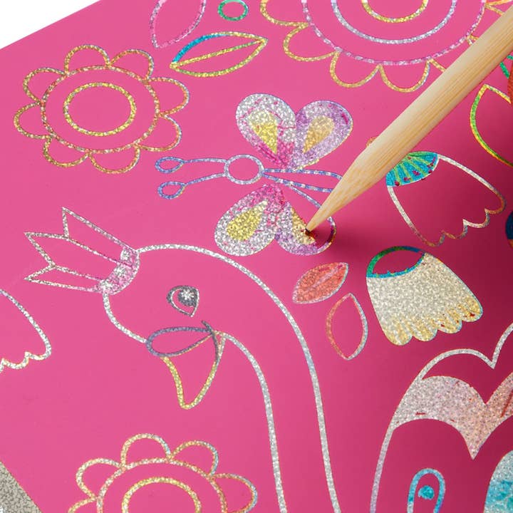 Chronicle Books - Wholesale DIY Craft Kit - Kids - Unicorn Glam Scratch Magic7