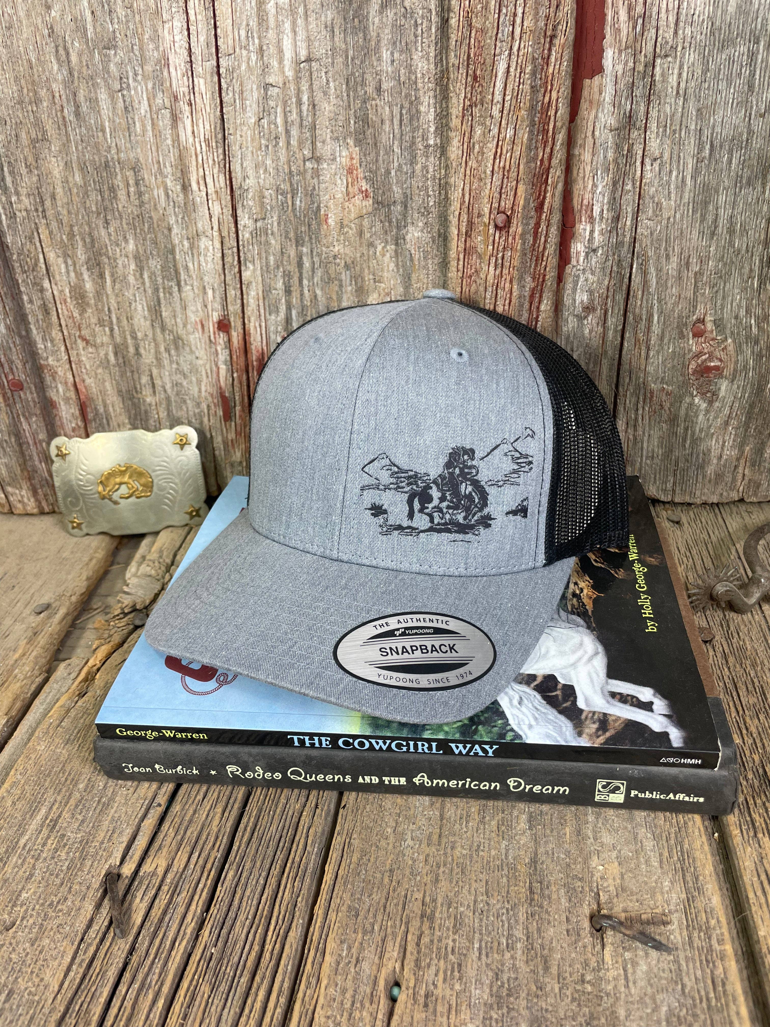 Ropes and Rhinestones – boné - Unissexo por atacado – Boné Atacador de Bronco nas Montanhas a Preço de Atacado0