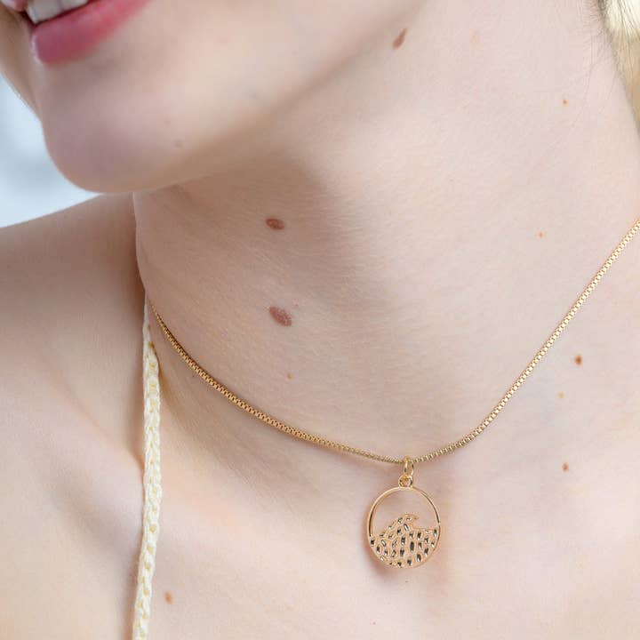 Henna Shoppe - Wholesale Pendant/Charm Necklace - Wave Necklace