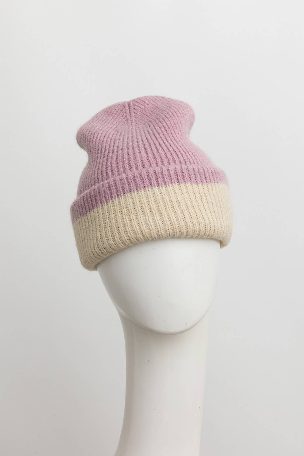 Leto Accessories - Wholesale Beanie - Women's - Basic Knit Two Tone Beanie - 4 Cute Colors12
